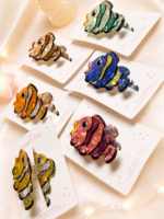 Clown Fish Acetate Hair Claw Clips - Image 4