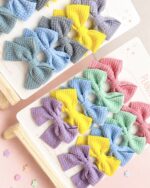 Waffle Tails Down Bow Set (Set of 5 pairs) - Image 3