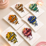 Clown Fish Acetate Hair Claw Clips