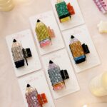 Back-to-School Hair Acetate Claw Clips