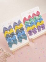 Waffle Tails Down Bow Set (Set of 5 pairs) - Image 4
