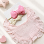 Blush Princess Bib & Band Set