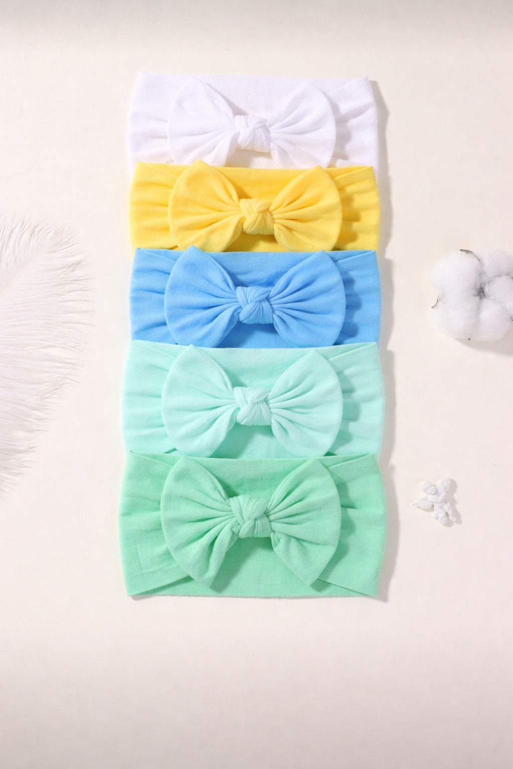 FCB74D3A-DAC7-49B1-BA38-A42E574F429C The Pastel Edit (Plain Soft Nylon Headbands) - Image 1