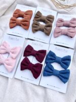 Corduroy Fabric Bows - Image 3