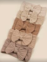 The Brown Edit (Textured Soft Nylon Headbands)