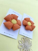 Cushioned Flower Hair Pin