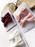 Suede Fabric Bows - Image 2