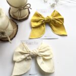 Oversized Boho Style Fabric Bow