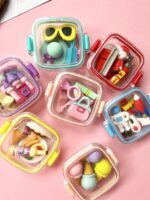 Tiffin Box Eraser Set