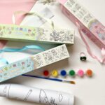 DIY Coloring Paper Roll Set