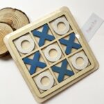 Tic Tac Toe Wooden Board