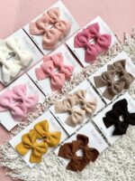 Waffle Tails Down Bow