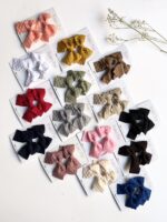 Textured Fabric Bows