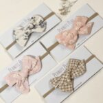 Embroidered/Printed Bow Headband