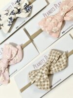 Embroidered/Printed Bow Headband - Image 2