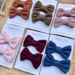 Corduroy Fabric Bows