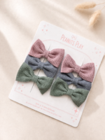 Waffle Heirloom Bow Set (Set of 5 pairs) - Image 5