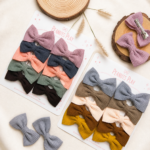 Waffle Heirloom Bow Set (Set of 5 pairs)