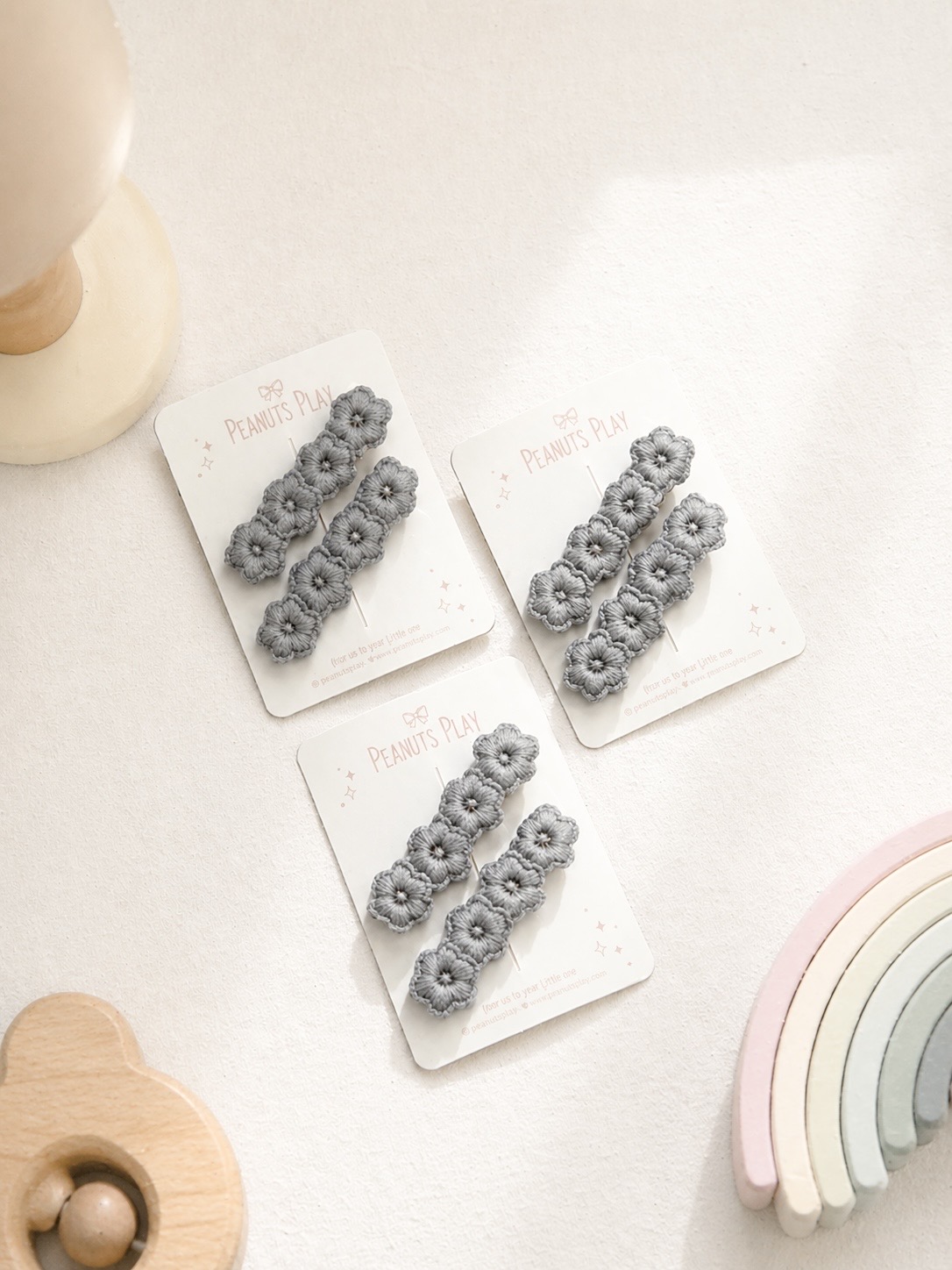 8E1D7E69-DFE1-436D-B954-AF120A291850 Silver Blossom Pins - Image 1