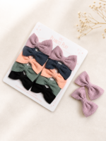 Waffle Heirloom Bow Set (Set of 5 pairs) - Image 3