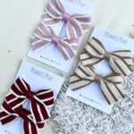 Stripped Fabric Premium Bows