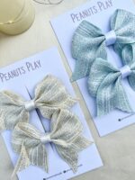 Shimmery Fabric Premium Bows - Image 3