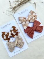 Embroidered Fabric Bow - Image 2