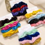 Velvet Scrunchies (Set of 5)