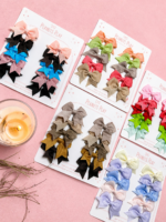 Grosgrain Ribbon Bows Set (Set of 5 Pairs) - Image 2