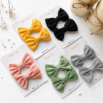 Textured Velvet Bow Tie