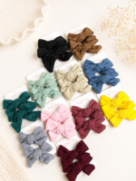 Corduroy Knot Bows