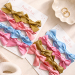 Satin Silk Bows (Set of 4 Pairs)