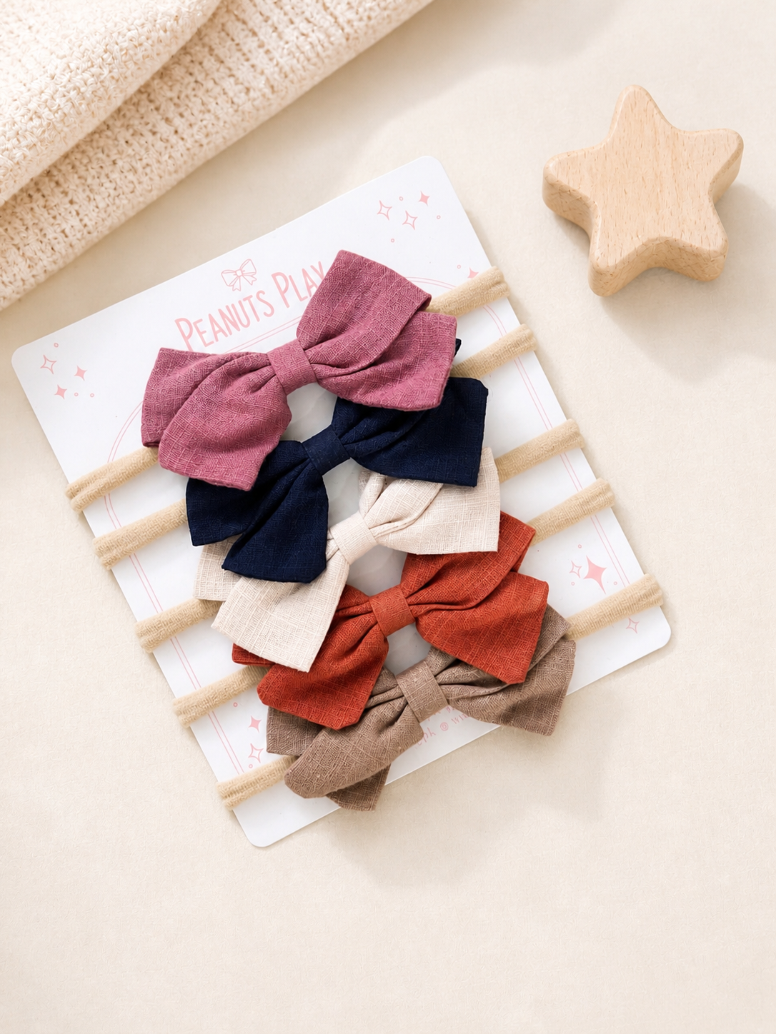 351A8CCA-7F56-4EAA-8AD2-A5BC7C164D98 Baby Harvest Headbands Set (Set of 5 Headbands) - Image 1