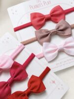 Rosy Ribbon Headband Set (Set of 3 Headbands) - Image 2