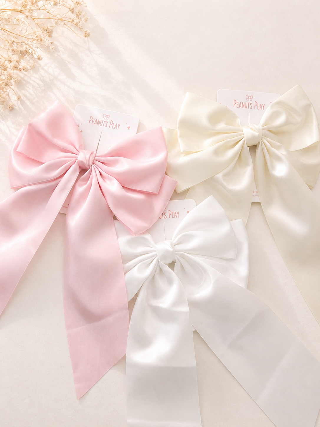 761FF7CA-8FB0-494A-997B-D151B76E9D4E Candy Silk Statement Bow (7'') - Image 1