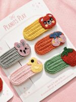 Crochet Character Set (Set of 5 Pins)