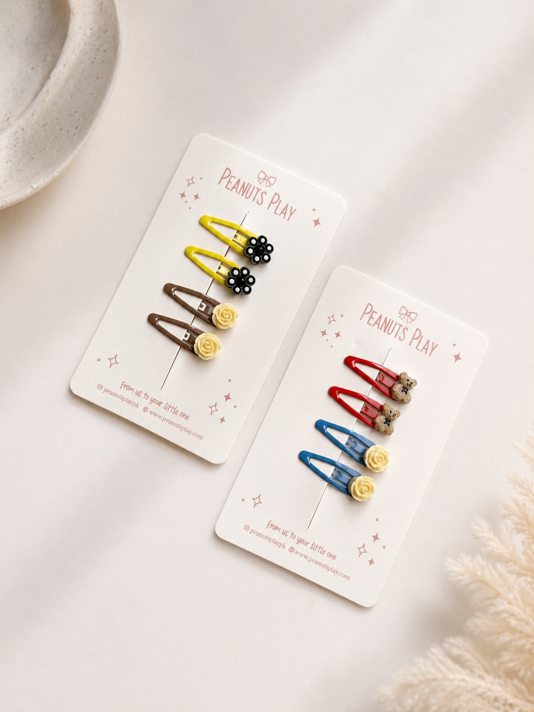 96198D37-AE46-40F6-AA19-CA287D773C74 Mini Pins Set ( Set of 2 pairs) - Image 1