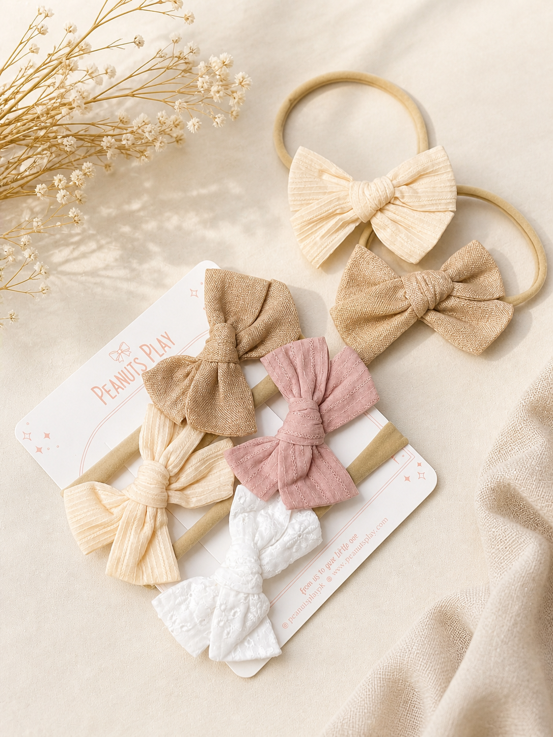A7D7E38C-B438-40B3-9163-F8D8FFB99D5B Creamy Dreams Headbands Set (Set of 4 Headbands) - Image 1