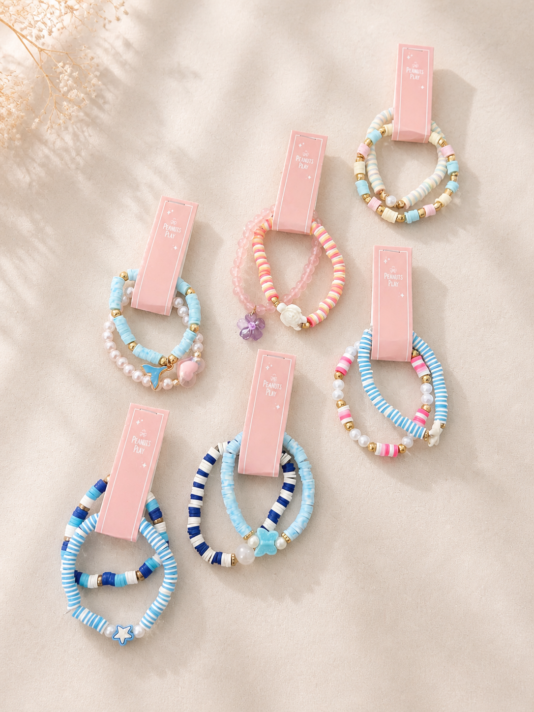AEF6BA7E-A0AA-42F8-B889-75DDB3F4A1FB Mini Charm Bracelet Set (Set of 2 bracelets) - Image 1