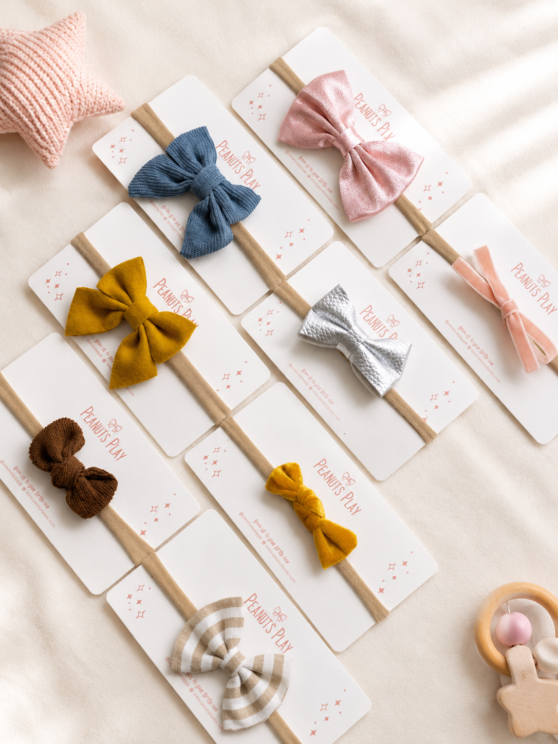 280D4CB5-E729-4508-83CD-23A328E08CD6 Tiny Bow Headband - Image 1