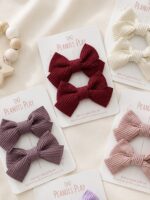 Cozy Knit Bows - Image 3