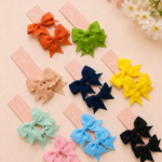 Classic Ribbon Hair Tie Pair