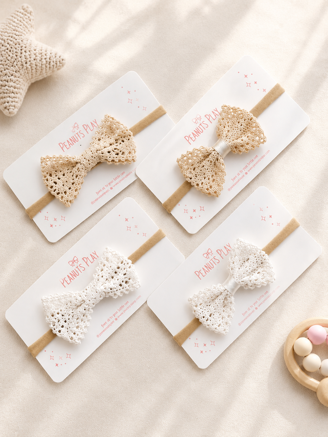 3D56E8C7-8934-4998-8A5C-F92B33712AD6 Lace Bow Headband - Image 1