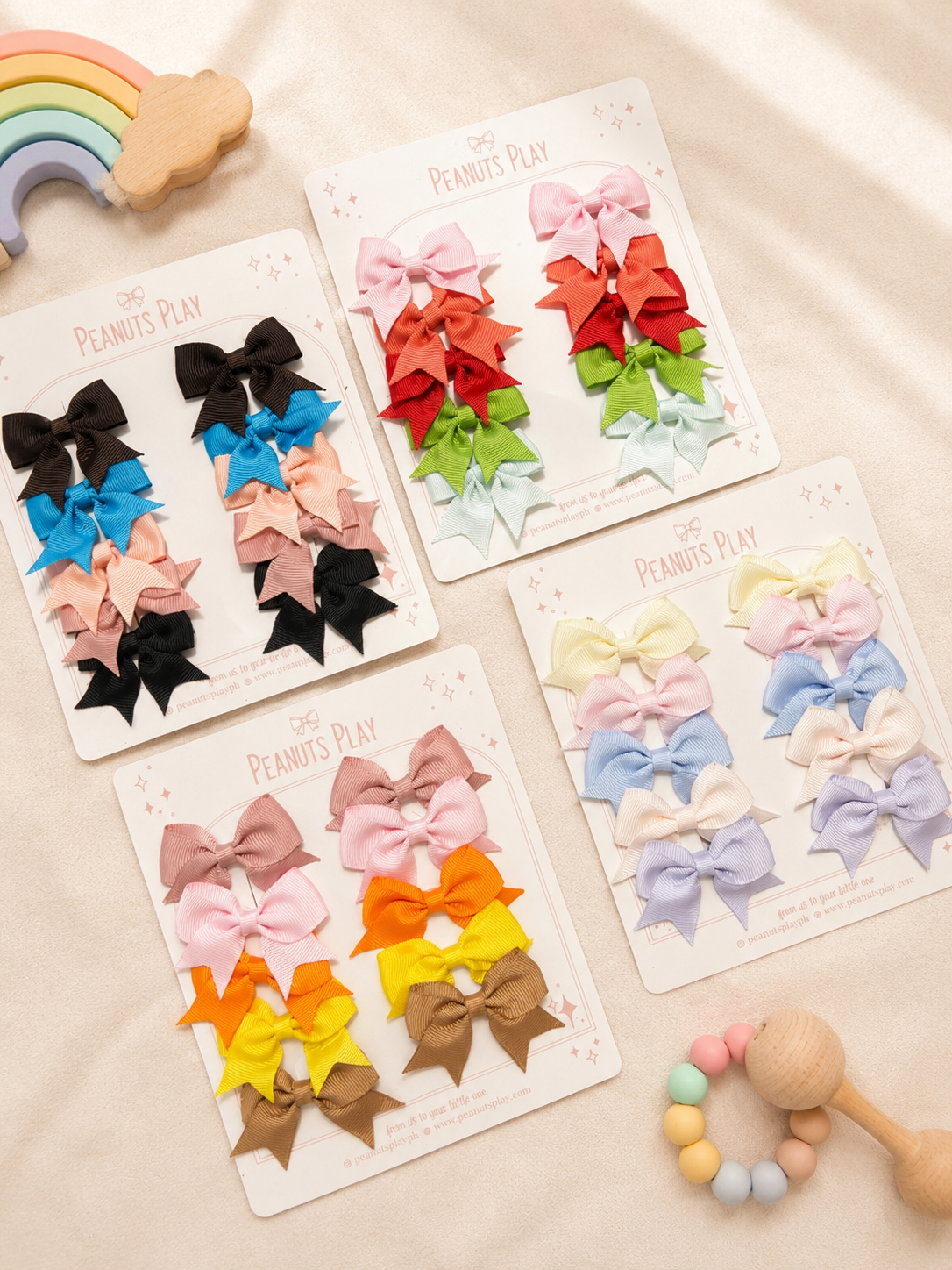 51FC7959-786F-457F-8D1A-BC959CCCD033 Color Pop Hair Bows Set 2.0 - Image 1