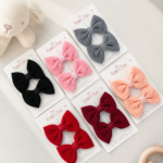 Waffle Weave Bow Pair