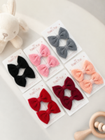 Waffle Weave Bow Pair