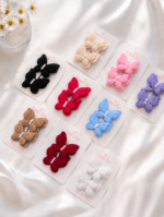 Butterfly Pearl Clips