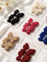 Butterfly Pearl Clips - Image 2