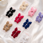 Butterfly Pearl Clips