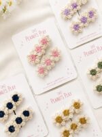 Daisy Crochet Clips - Image 2